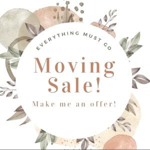 Moving sale!